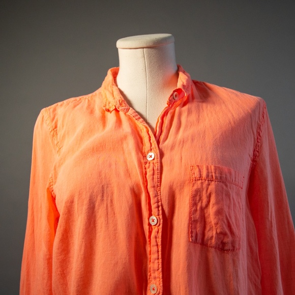HOLDING HORSES BRIGHT ORANGE LONG SLEEVE SHIRT - Picture 2 of 6